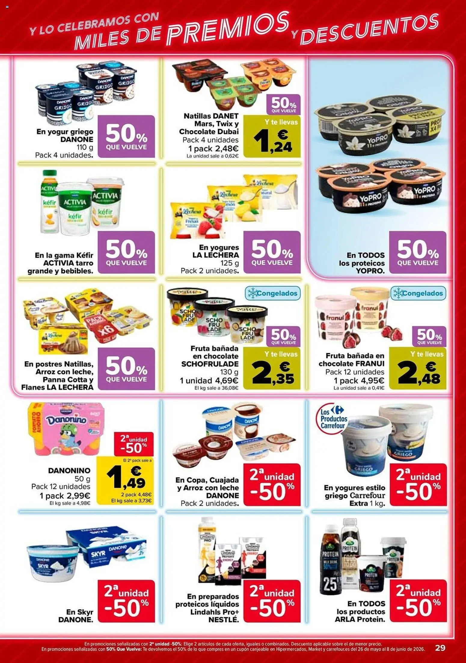 Carrefour folleto │ válido desde el 12.05.2026 | Página: 29 | Productos: Παγκάκι, Leche, Yogur, Té