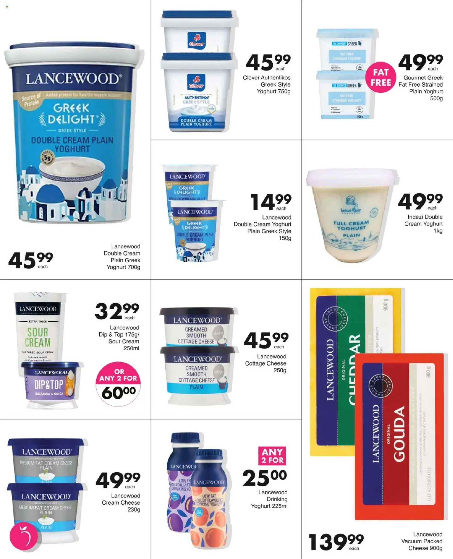 New Save catalogue – valid from 15/10/2026 | Page: 6 | Products: Cream cheese, Yoghurt, Cheddar, Cream