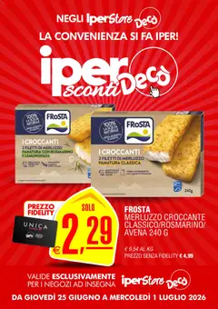 Anteprima del volantino Decò volantino iperStore valido a partire dal 25/06/2026