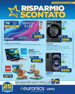 Anteprima del volantino Euronics - Risparmio Scontato valido a partire dal 21.05.2026