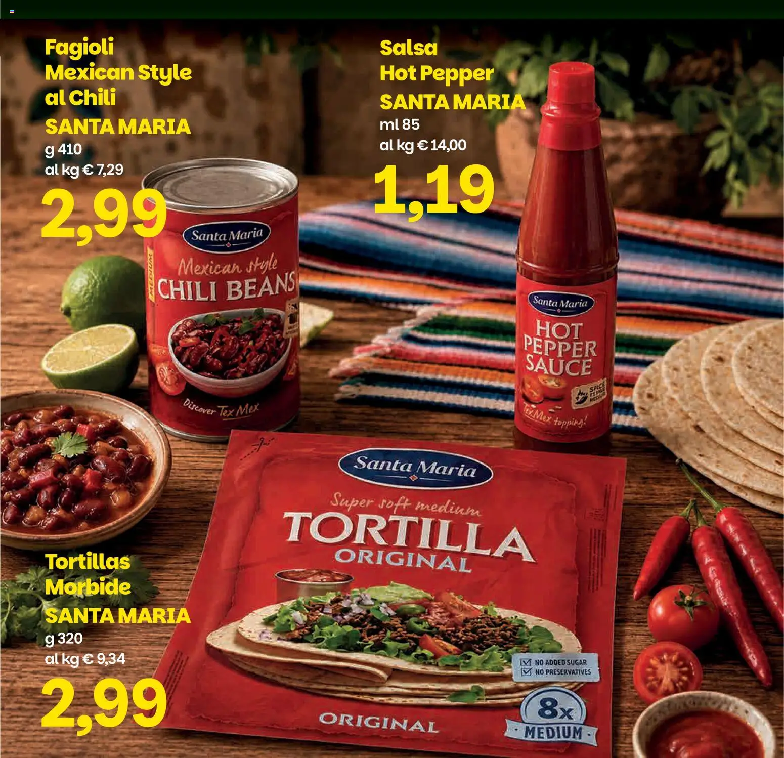 Volantino Prix del 15.05.2026 | Pagina: 12 | Prodotti: Fagioli, Salsa, Tortillas, Topping
