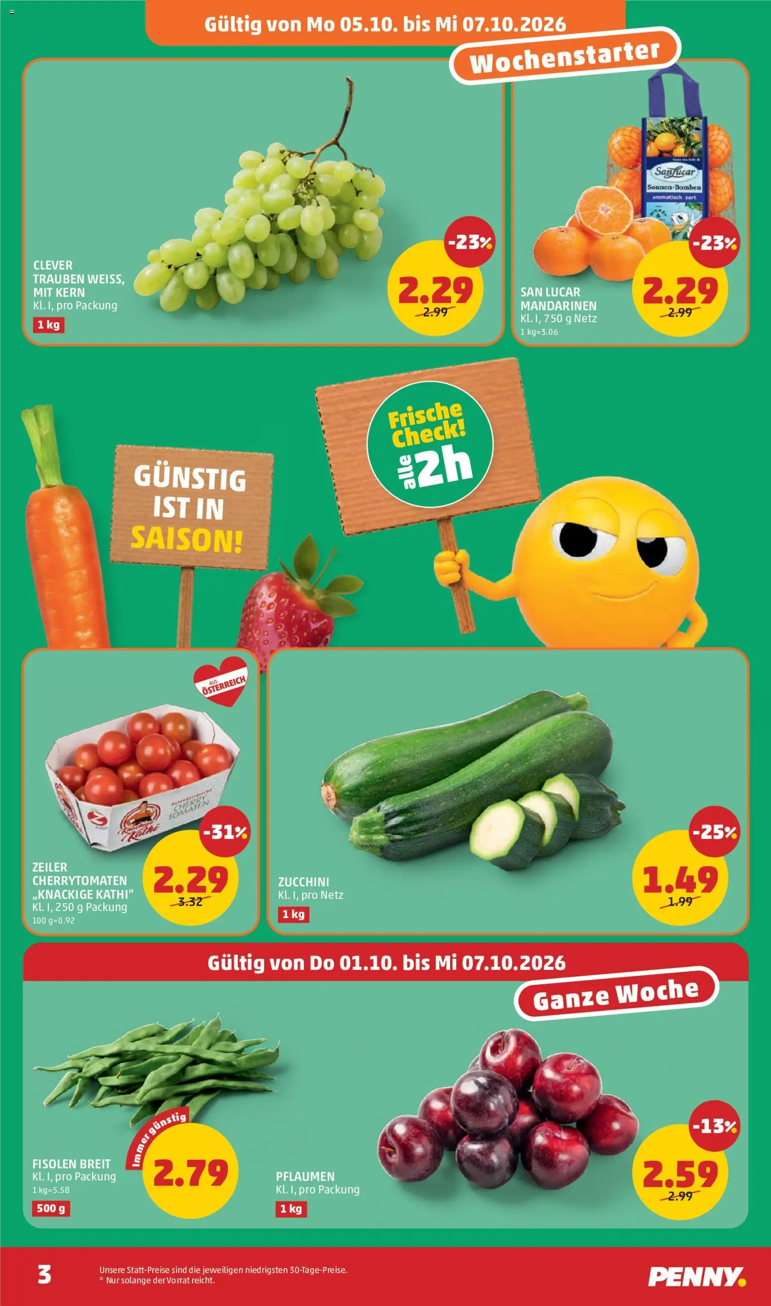 Penny Markt - Flugblatt gültig ab 01.10.2026 | Seite: 3