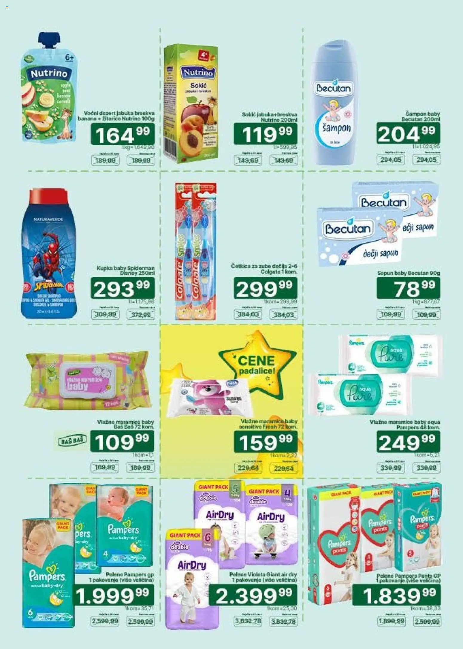 Univerexport katalog - važi od 01.09.2026 | Strana: 25 | Proizvode: Colgate, Maramice, Pakovanje, Sapun