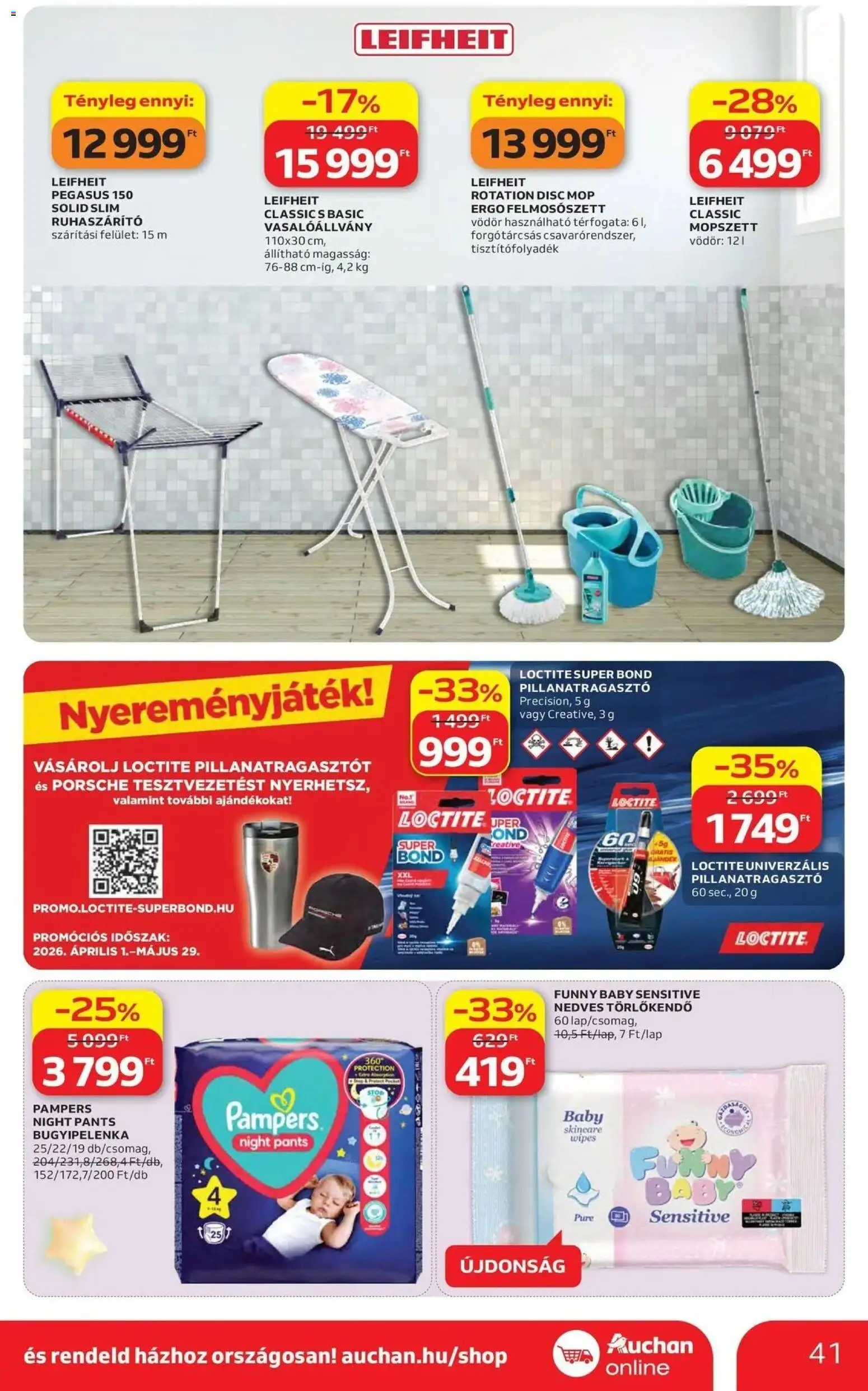 Auchan akciós ujság - amely érvényes a következő dátumtól: 30.04.2026 | Oldal: 41