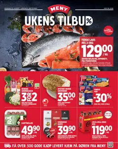 Forhåndsvisning av Meny kundeavis gyldig fra 31/08/2026