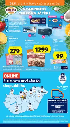 Aldi akciós újság - amely érvényes a következő dátumtól: 11.06.2026 | Oldal: 21 | Termékek: Egér, Protein, Granola, Vegán