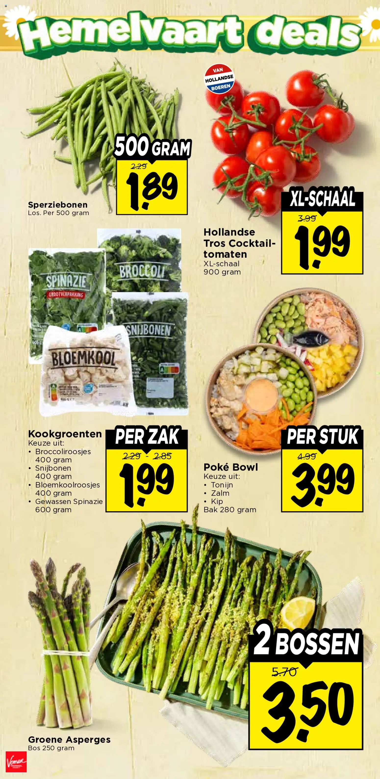 {H1} | Pagina: 11 | Producten: Bloemkool, Tomaten, Zalm, Zak