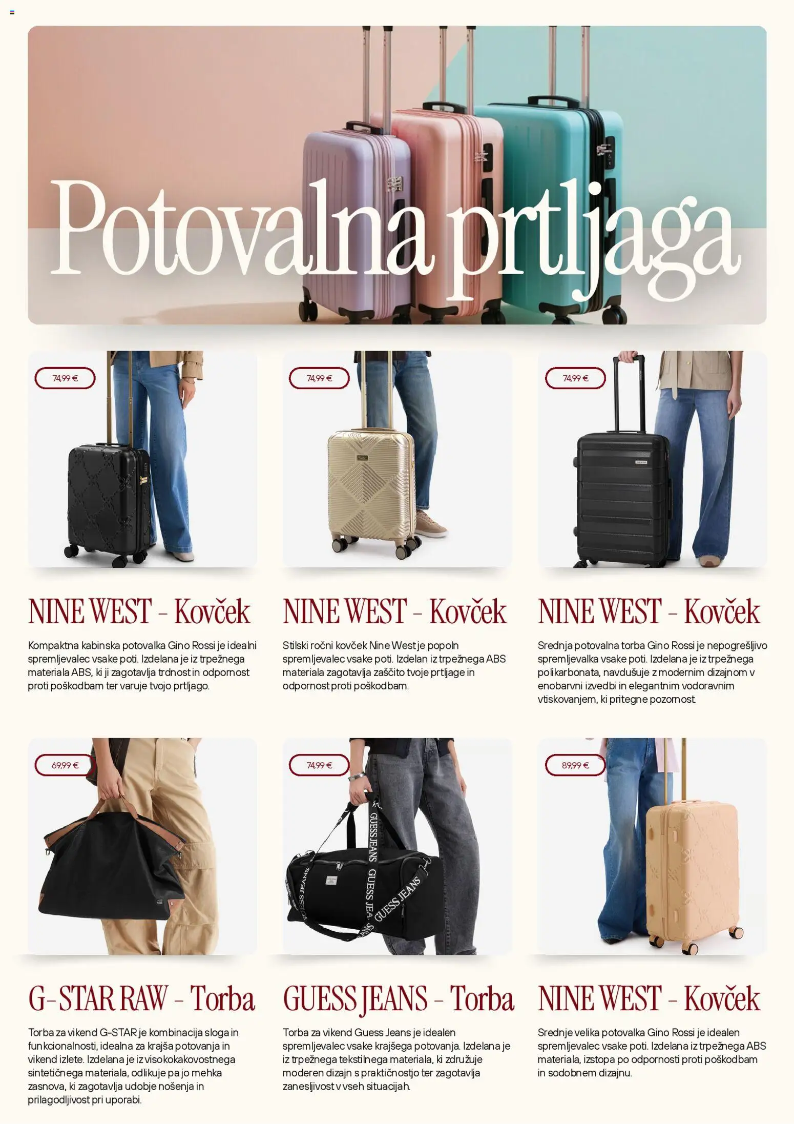 Novi CCC katalog ponudbe – veljaven od 01.09.2026 | Stran: 3 | Izdelki: Torba, Potovalna torba, Kovcek