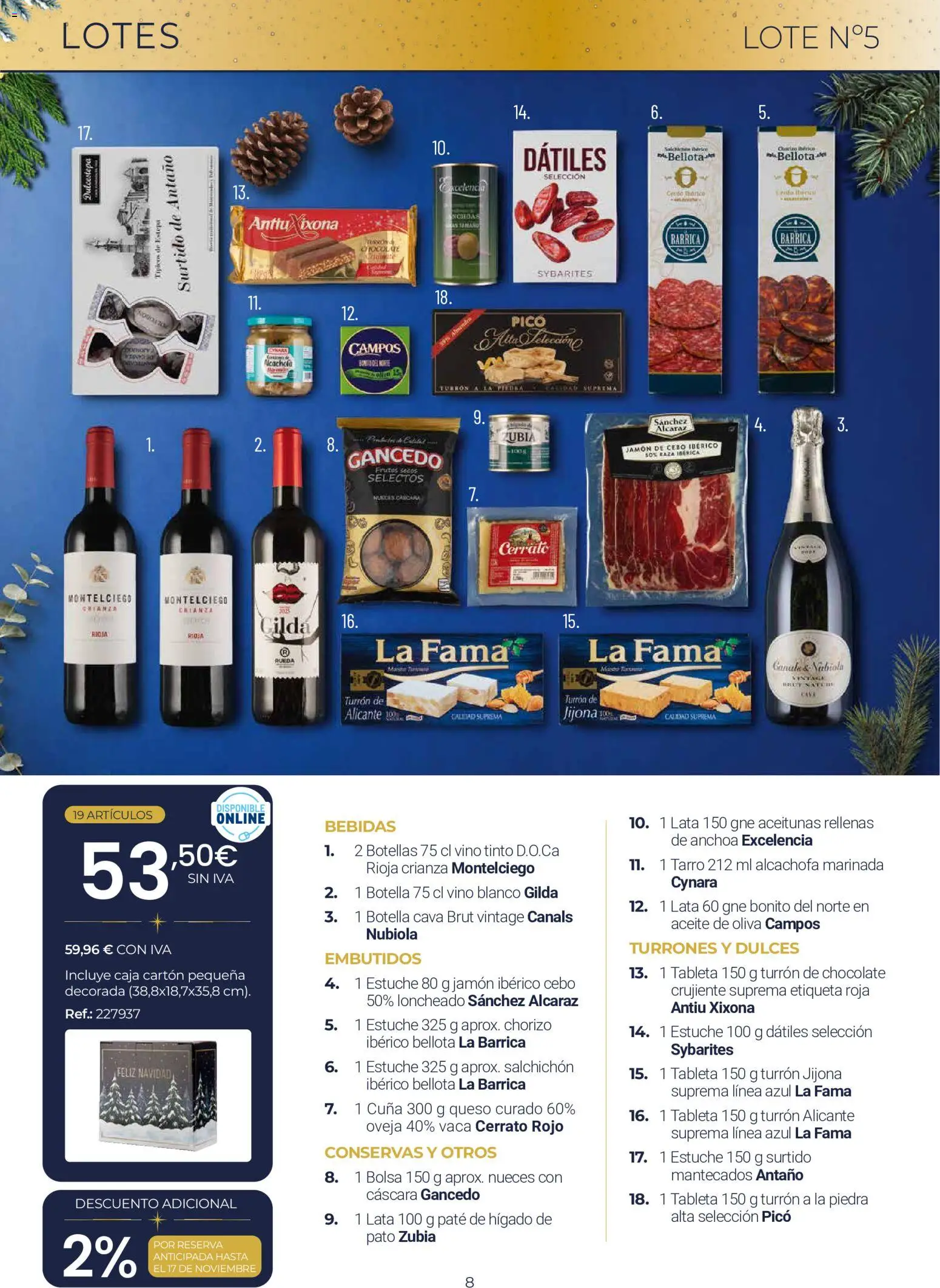 Makro Lotes y Cestas Navidad Centro │ válido desde el 03/09/2026 | Página: 8 | Productos: Chocolate, Tableta, Hígado, Loncheado
