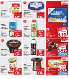 Puding sa šlagom, vanilija ili čokolada 4x115 g - Pregled kataloga iz trgovine Kaufland, vrijedi od 23.09.2026 | Stranica: 17