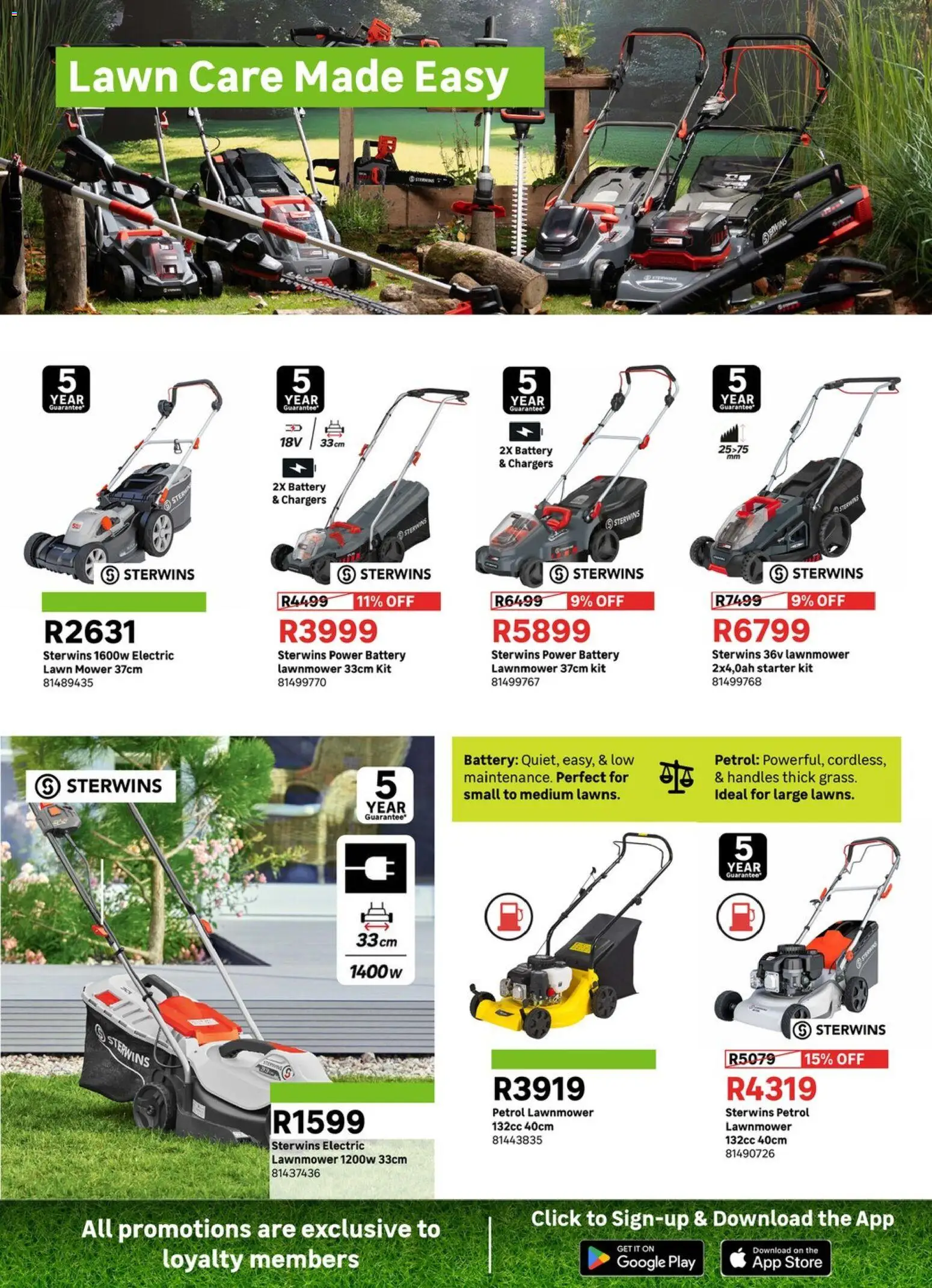 New Leroy Merlin catalogue – valid from 06.03.2026 | Page: 2 | Products: Mower, Battery
