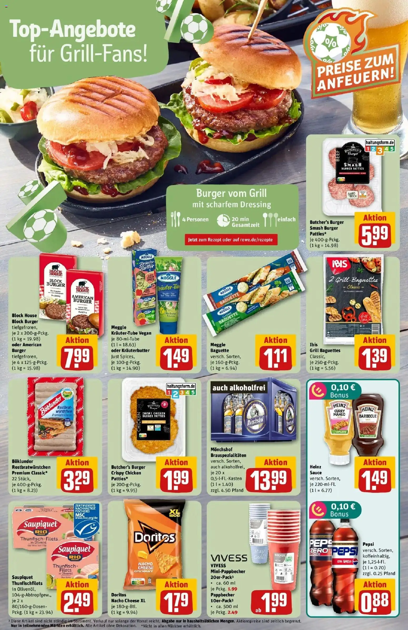 Rewe Prospekt München – gültig ab 13.07.2026 | Seite: 15 | Produkte: Butter, Thunfisch, Olivenol, Kräuterbutter