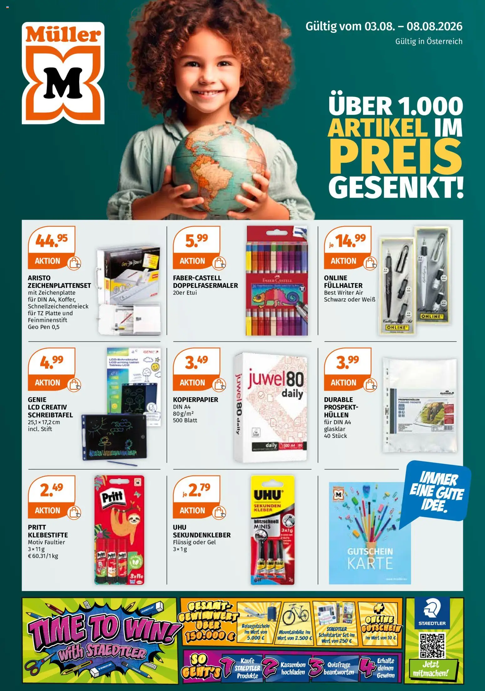 Müller Für den perfekten Schulstart gültig ab 03.08.2026 | Seite: 1