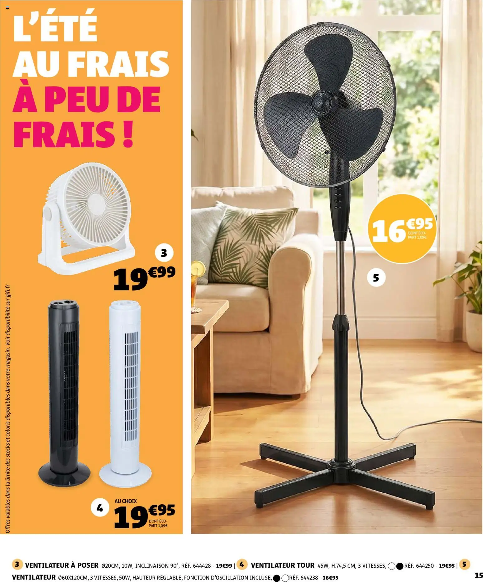{H1} | Page: 15 | Produits: Ventilateur