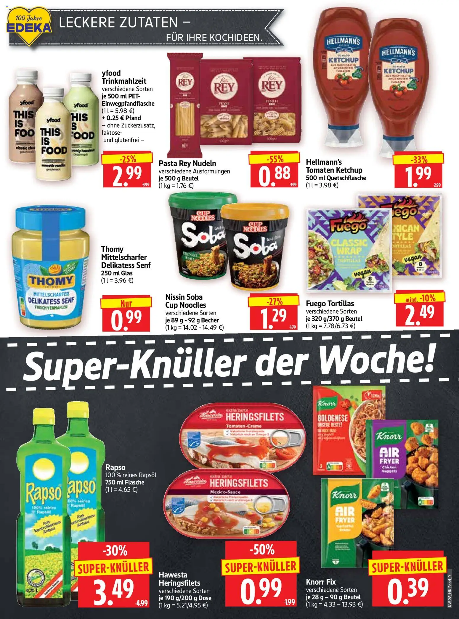 HERKULES Prospekt – gültig ab 06.07.2026 | Seite: 9 | Produkte: Knorr, YFood, Pasta, Nudeln