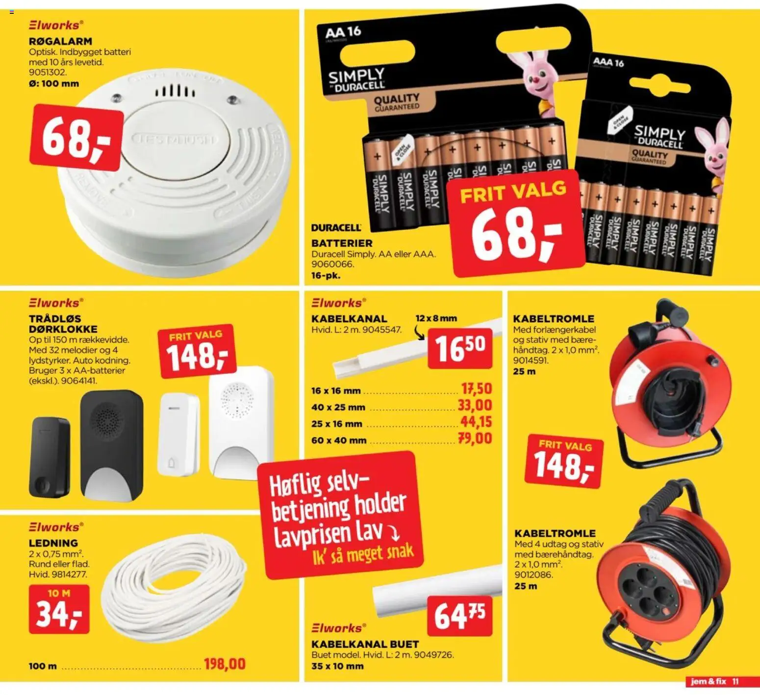 Jem & fix tilbudsavis – gyldig fra 16/08/2026 | Side: 11 | Produkter: Batterier, Batteri