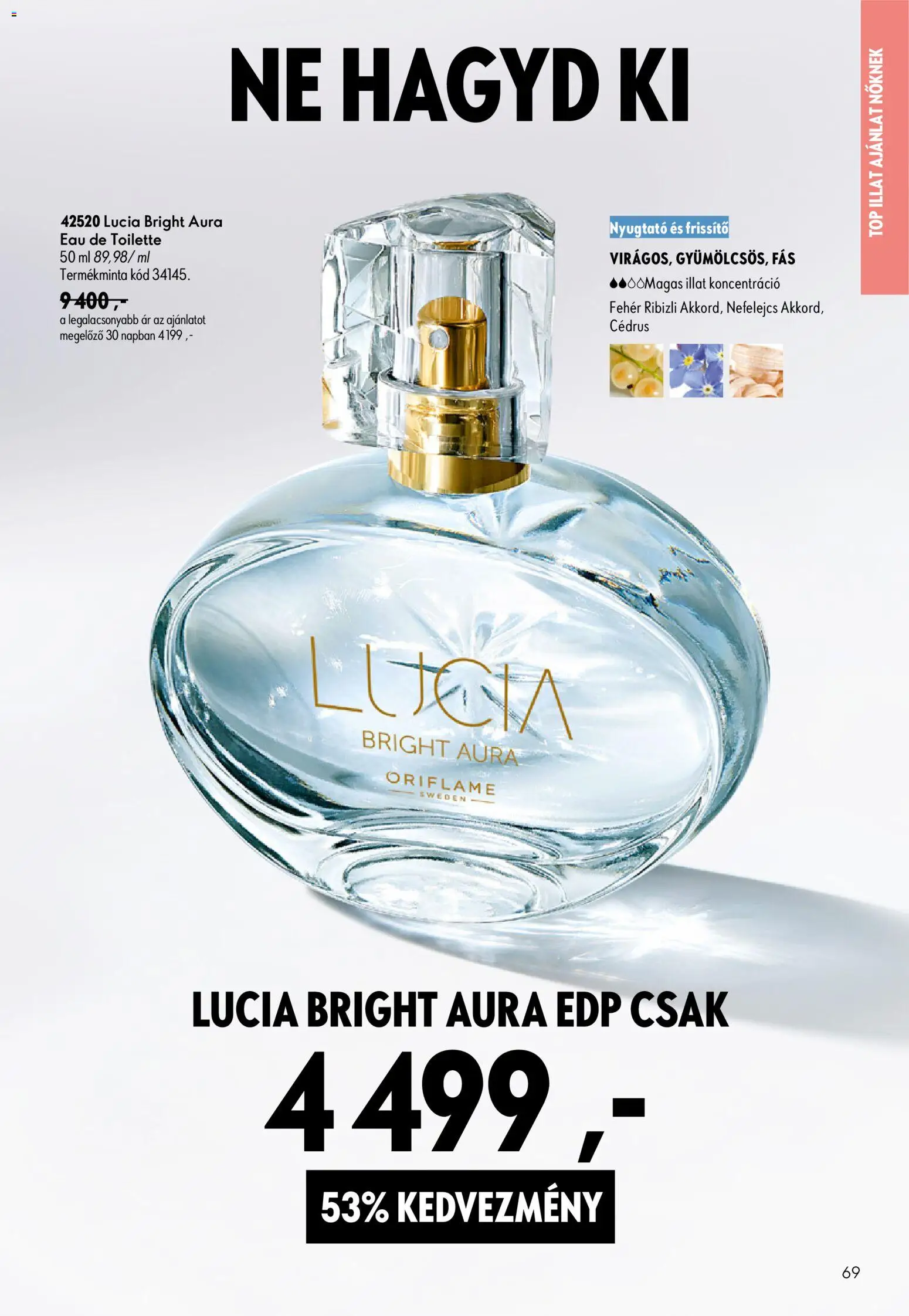 Oriflame akciós ujság - amely érvényes a következő dátumtól: 2026.07.29. | Oldal: 69