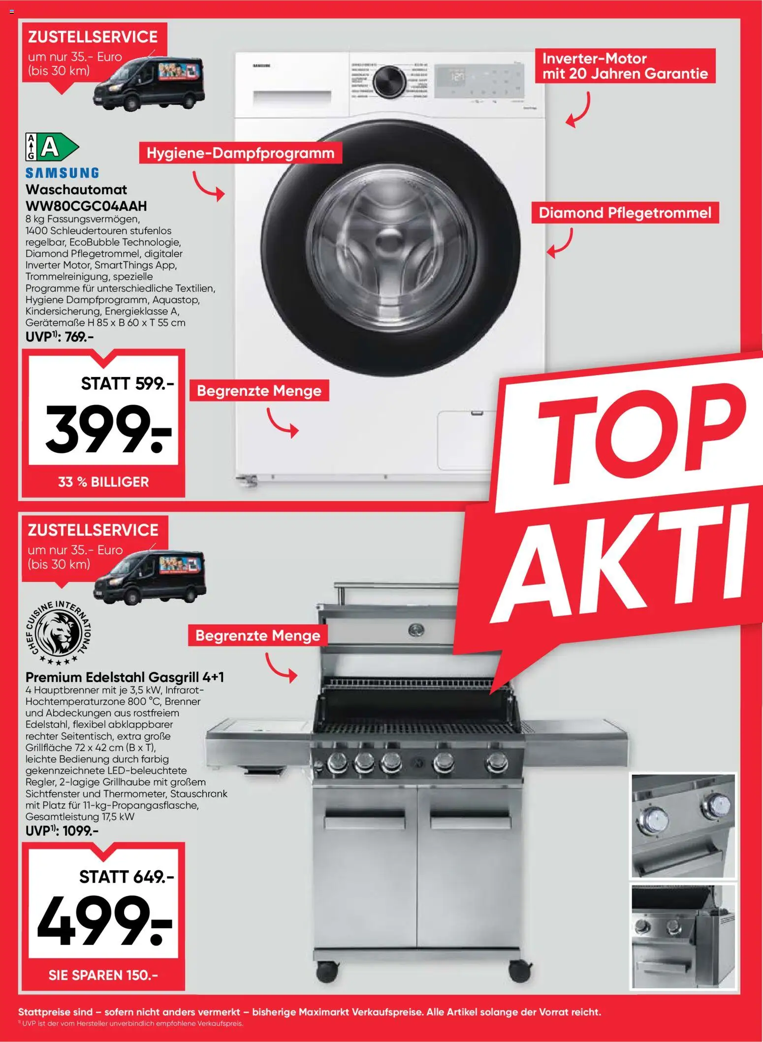 Maximarkt Flugblatt gültig ab 21.05.2026 | Seite: 22 | Produkte: Samsung