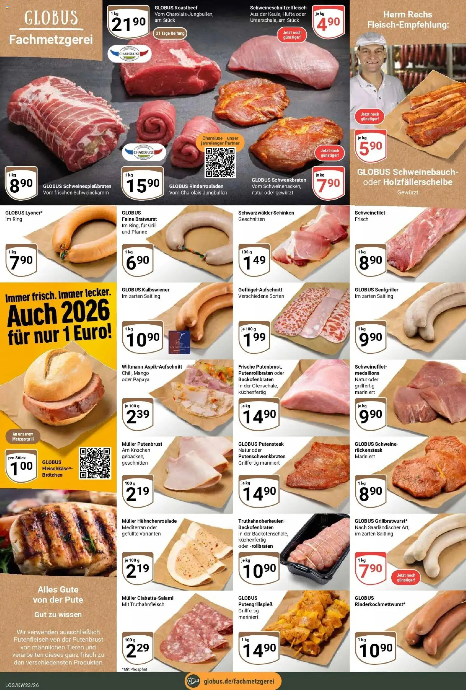 Globus Prospekt Losheim Am See – gültig ab 01.06.2026 | Seite: 8 | Produkte: Grill, Schweinebauch, Bratwurst, Mango