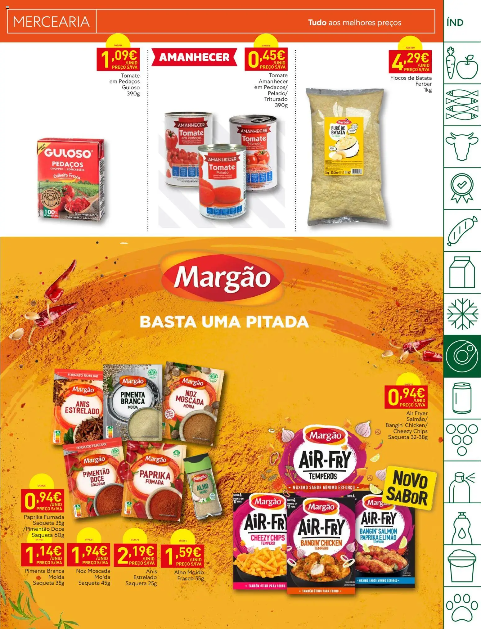 Recheio folheto │ válido de 23/06/2026 | Página: 19 | Produtos: Forno, Pimenta, Pimentão, Colorau