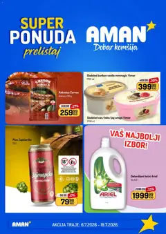 Aman katalog - pregled Aman kataloga - važi od 06.07.2026