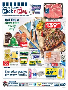 Pick n Pay specials catalogue – valid from 28/09/2026