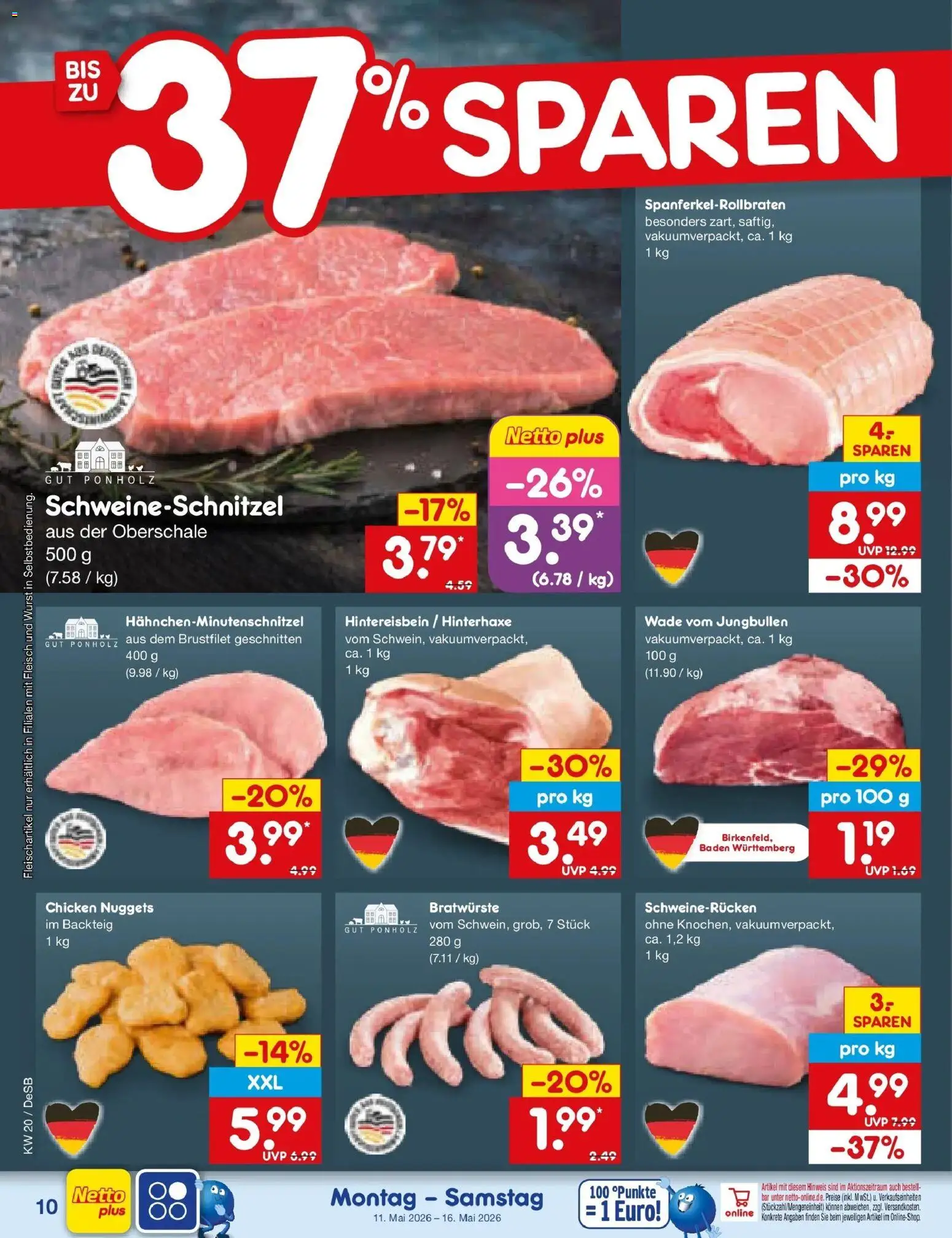 Netto Marken-Discount Prospekt Waiblingen-Bittenfeld	 (ab 10.05.2026) » Angebote | Seite: 11