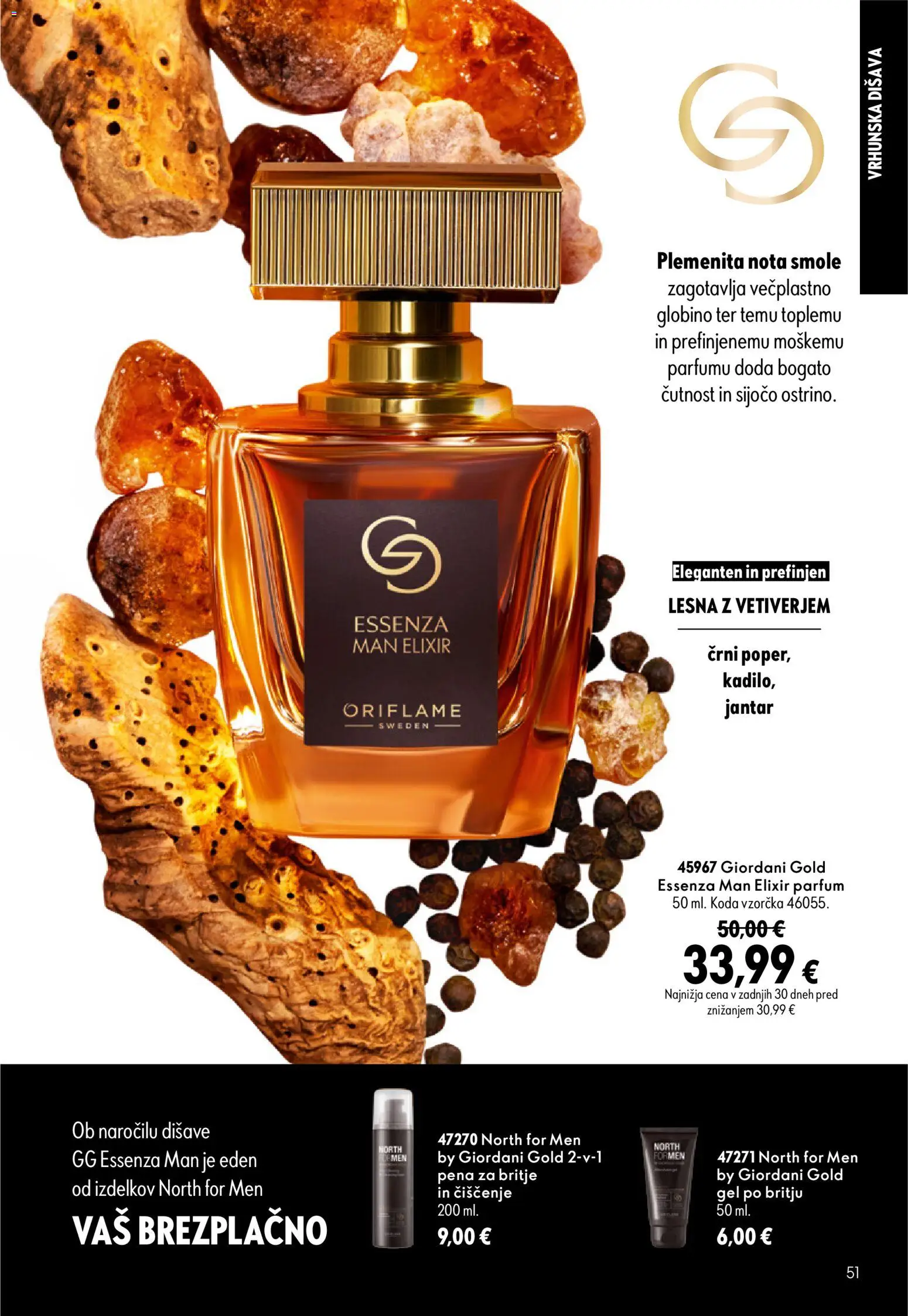 Novi Oriflame katalog ponudbe – veljaven od 16.09.2026 | Stran: 51 | Izdelki: Parfum, Disava, Pena za britje