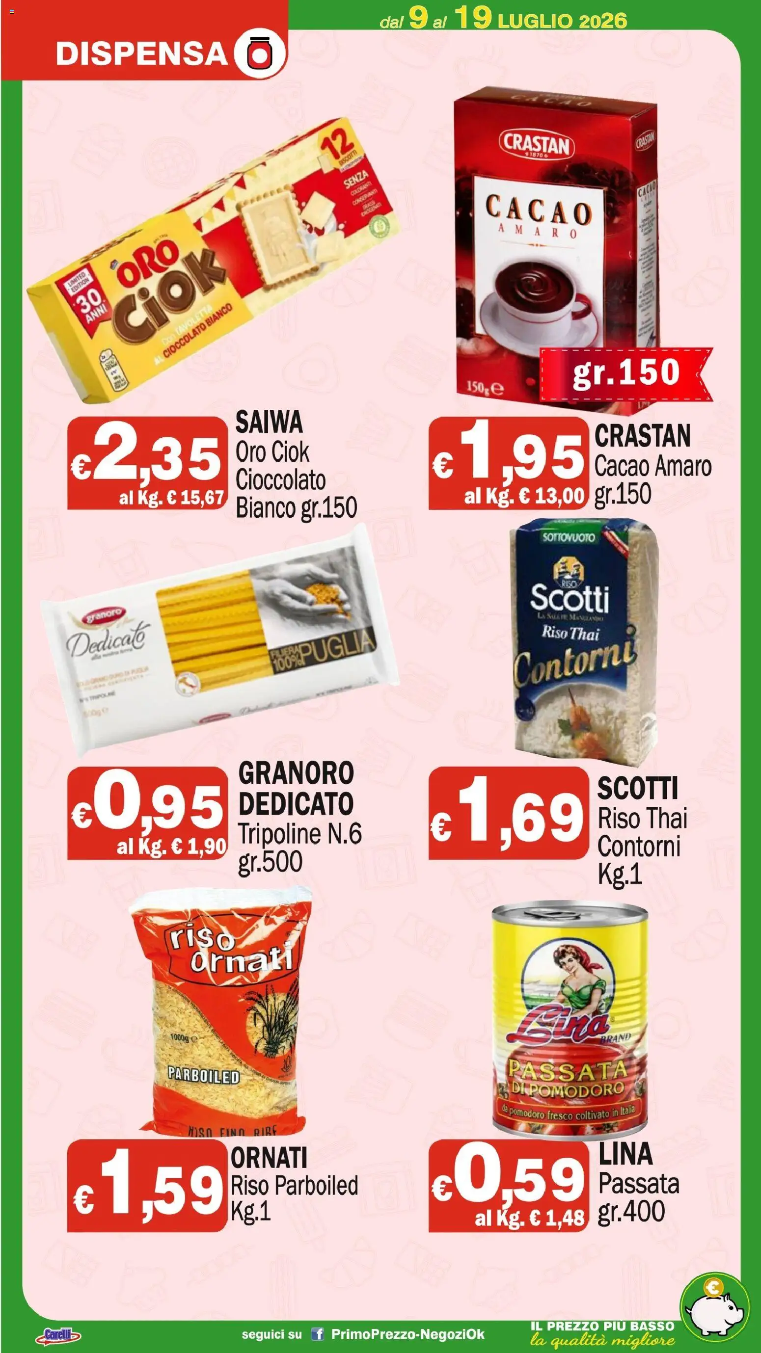 Volantino Primo Prezzo del 09/07/2026 | Pagina: 7