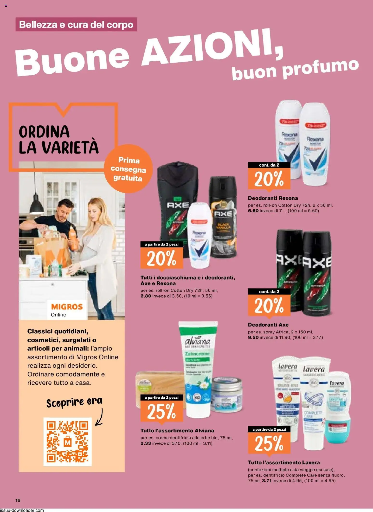 Migros aktionen IT – gültig ab 04.06.2026 | Seite: 16 | Produkte: Deodorant
