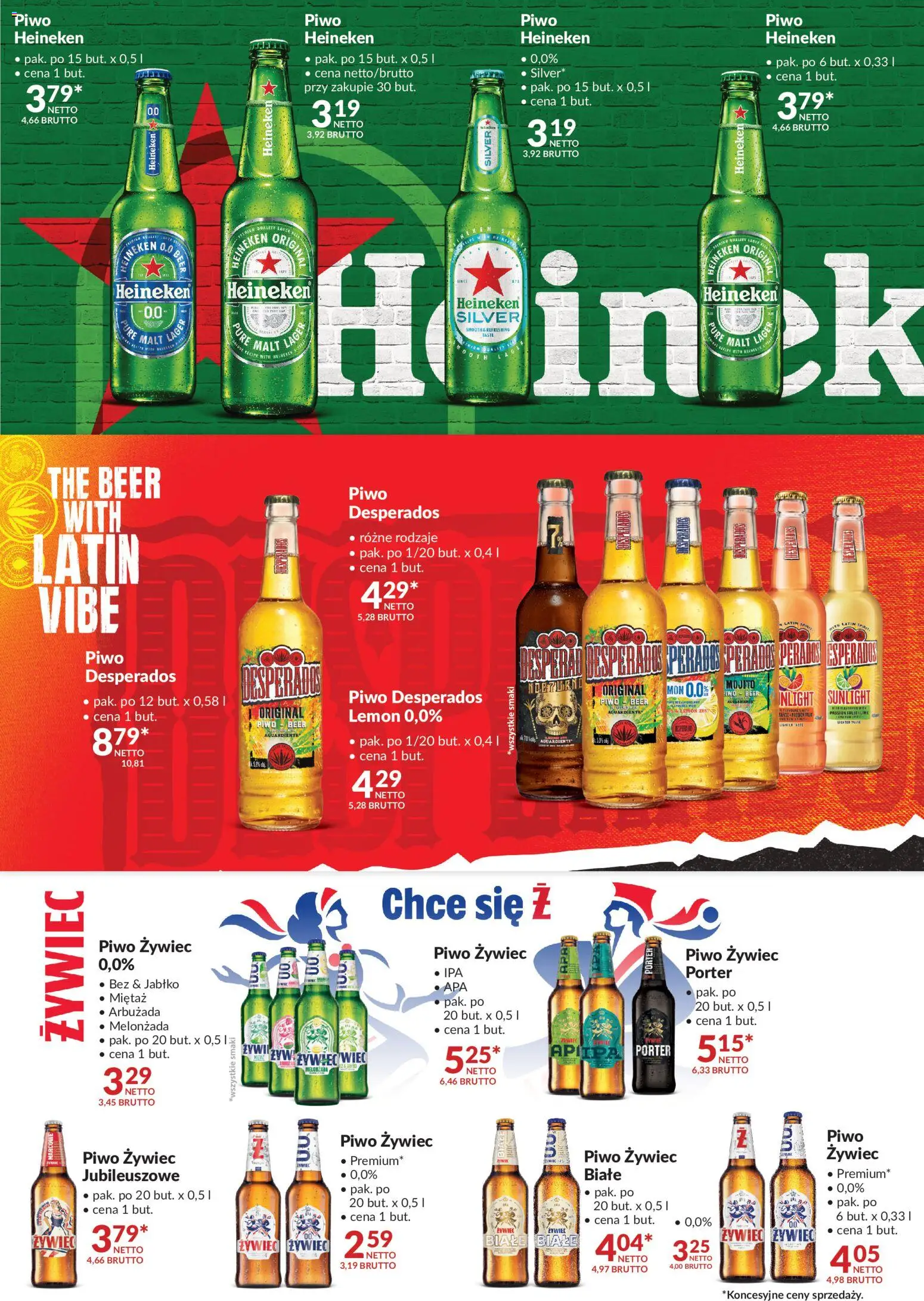 Makro gazetka - Grupa żywiec od 01.05.2026 | Strona: 1 | Produkty: Piwo Desperados, Piwo, Heineken