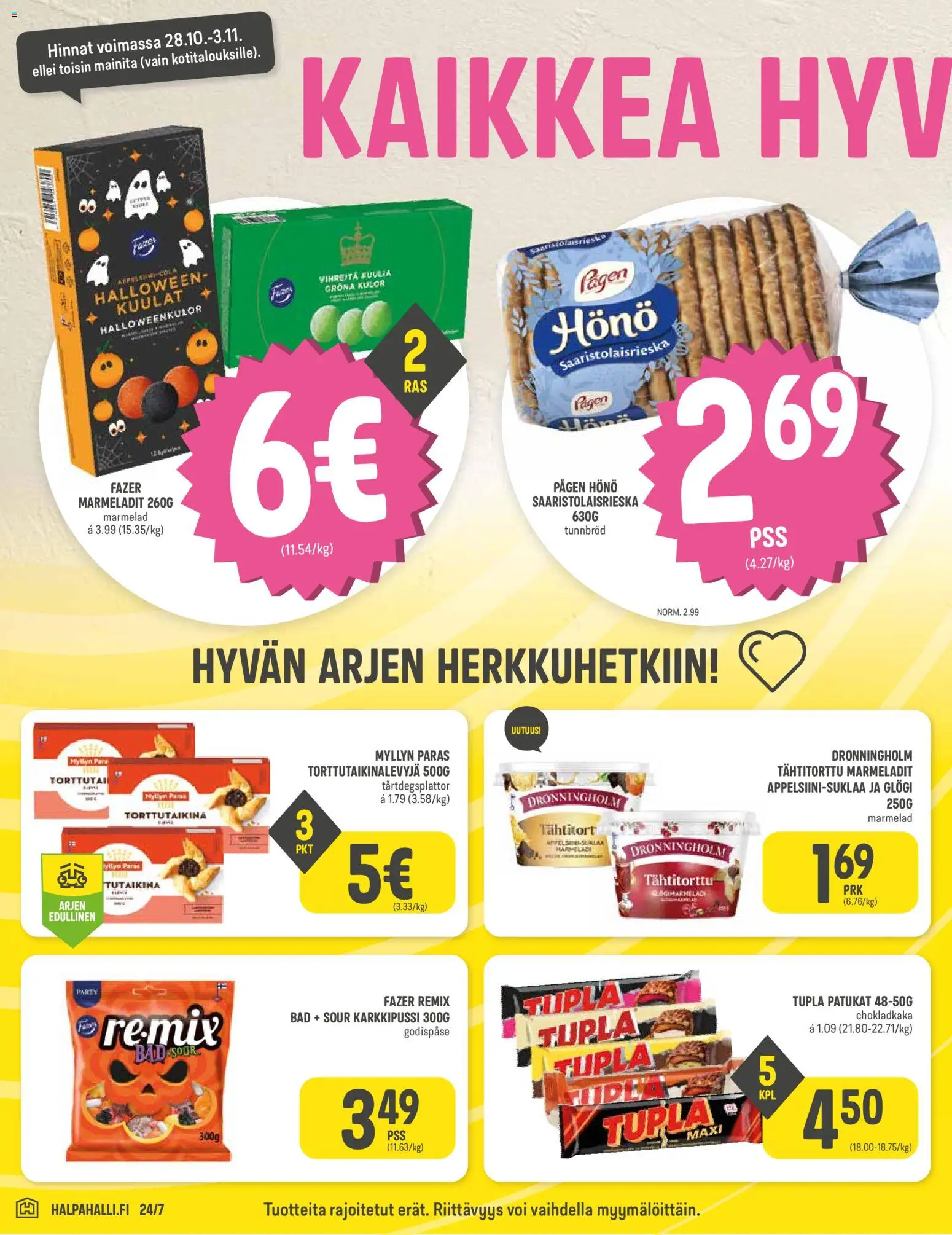 Halpa Halli tarjoukset – voimassa 28/10/2026 alkaen | Sivu: 4
