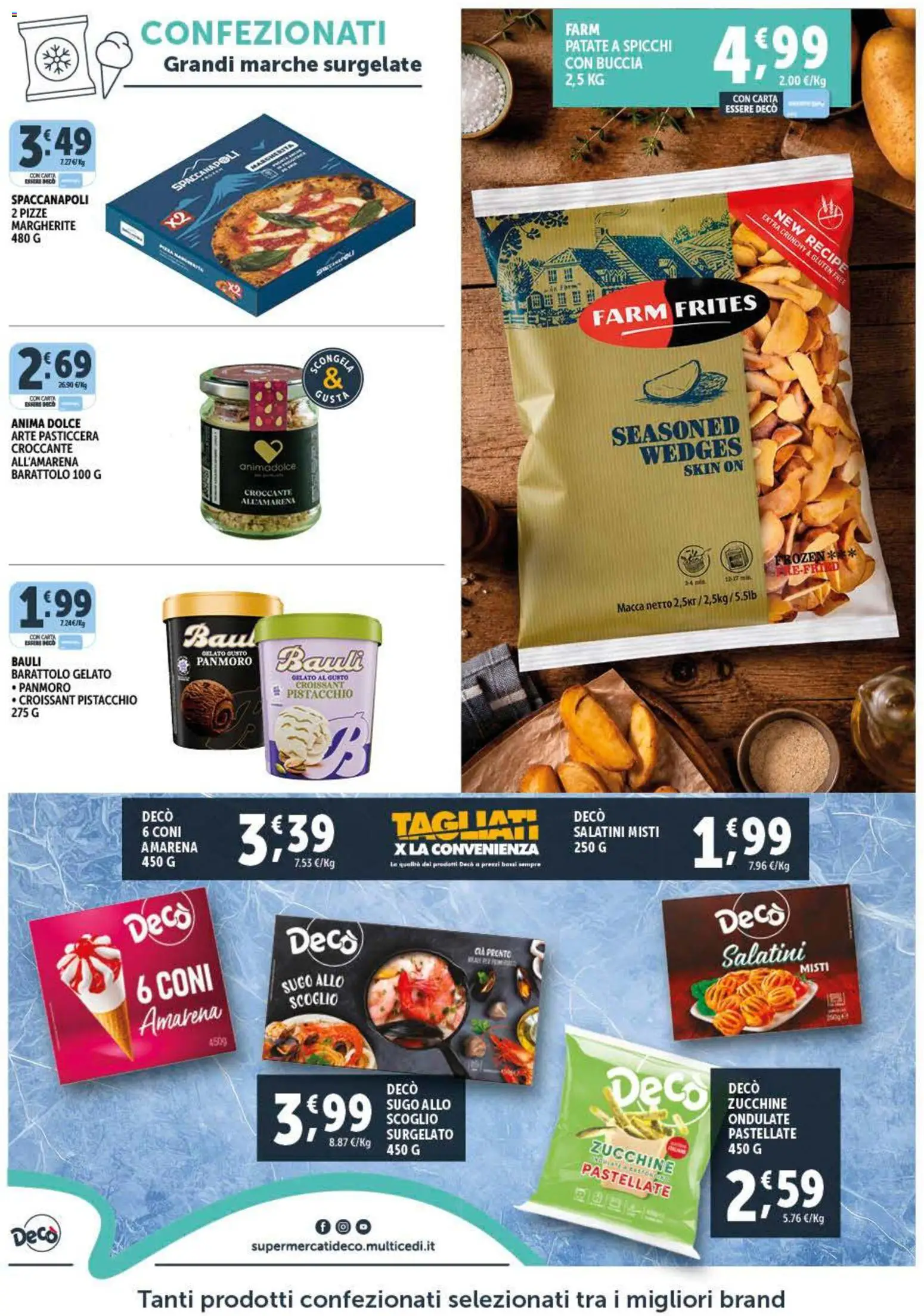 Volantino Decò del 20.05.2026 | Pagina: 7 | Prodotti: Salatini, Patate, Croissant, Zucchine