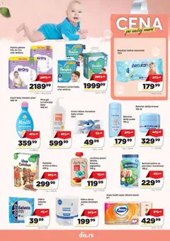 DIS katalog - pregled DIS kataloga - važi od 01.09.2026 | Strana: 15 | Proizvode: Pampers, Puder, Krema, Gel za tuširanje