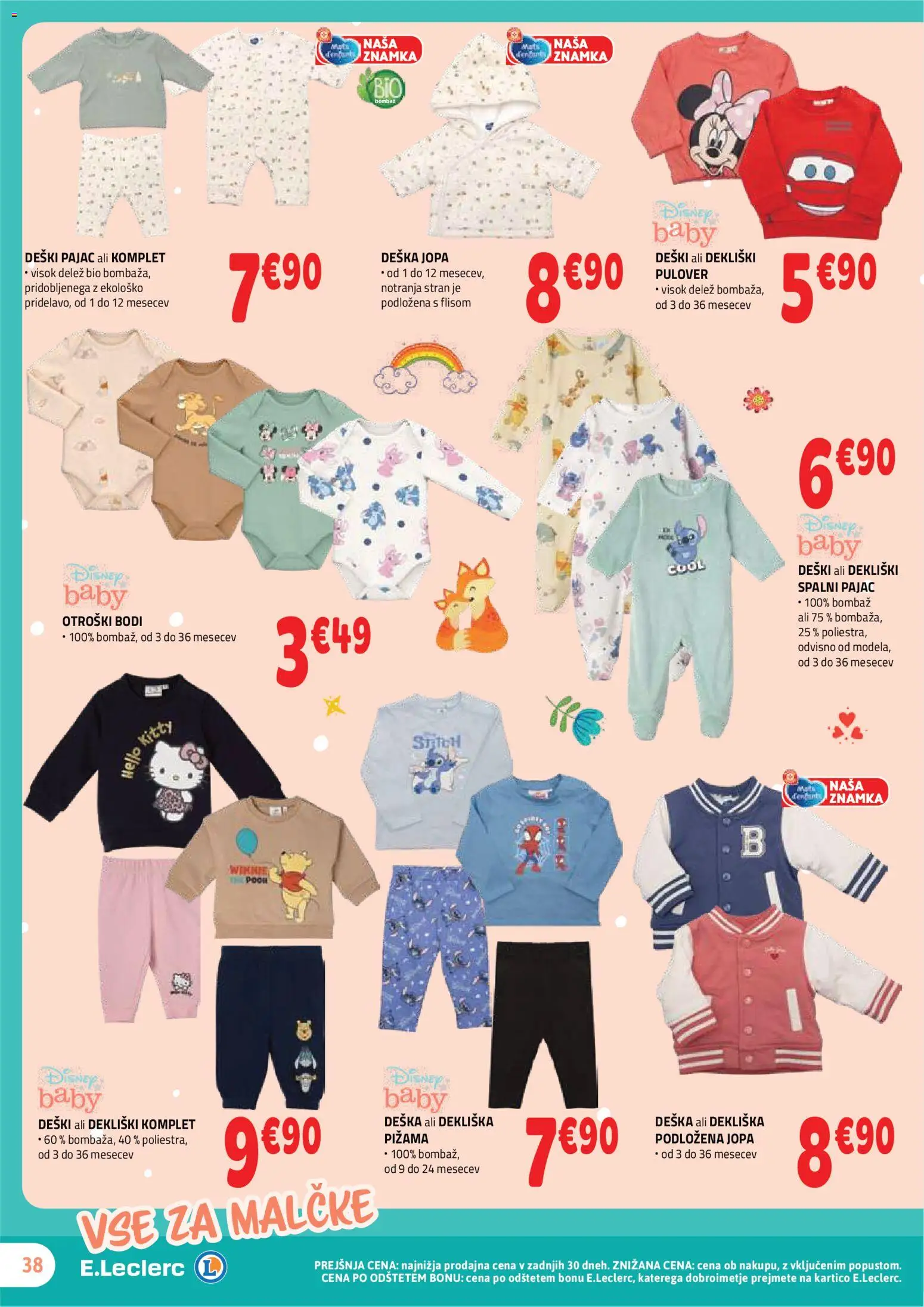 Novi E.leclerc katalog ponudbe – veljaven od 02.09.2026 | Stran: 2 | Izdelki: Pižama, Pulover