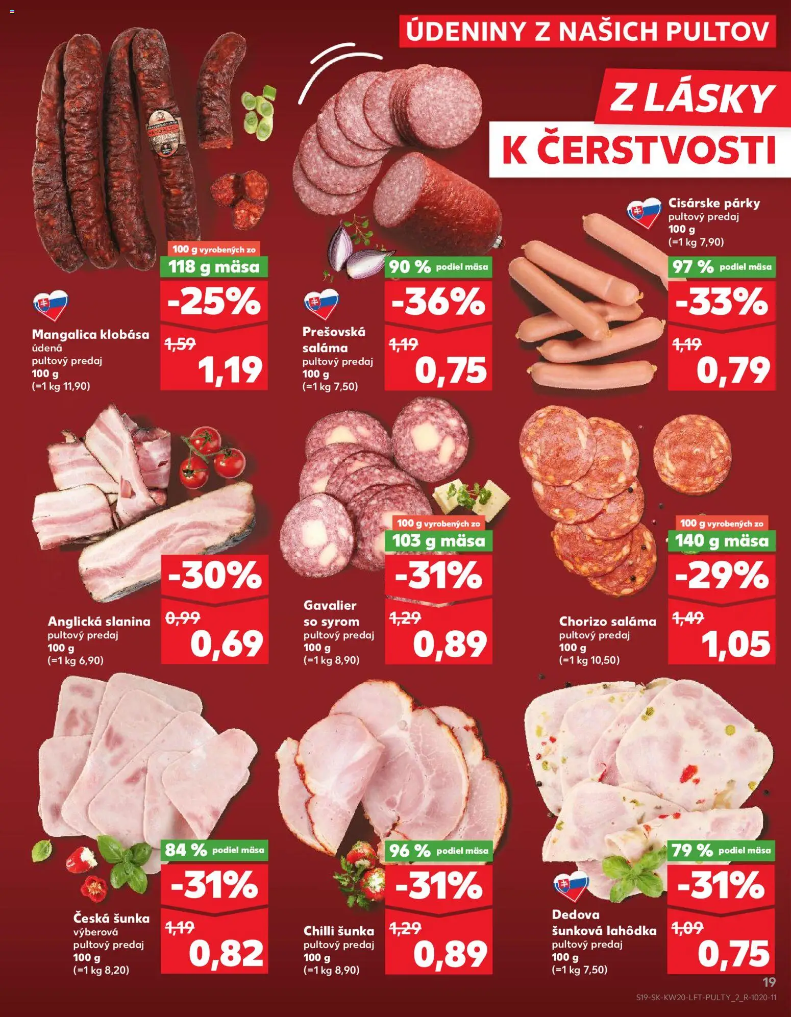 Kaufland SK akciós ujság - amely érvényes a következő dátumtól: 14.05.2026 | Oldal: 19
