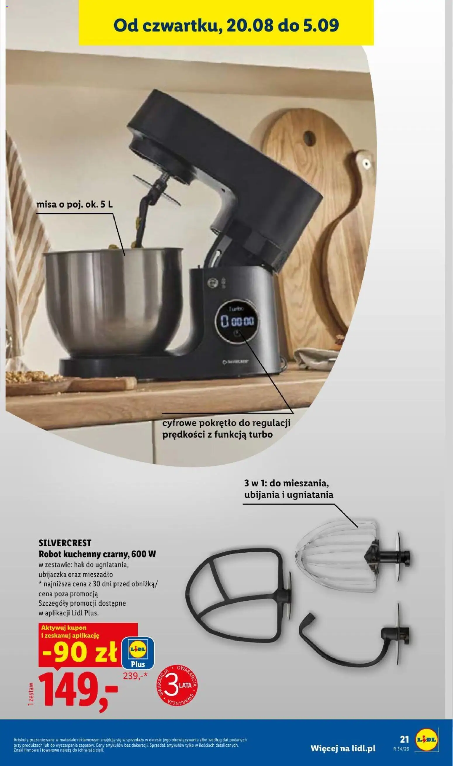 Lidl gazetka od 17.08.2026 | Strona: 33 | Produkty: Robot kuchenny, Robot