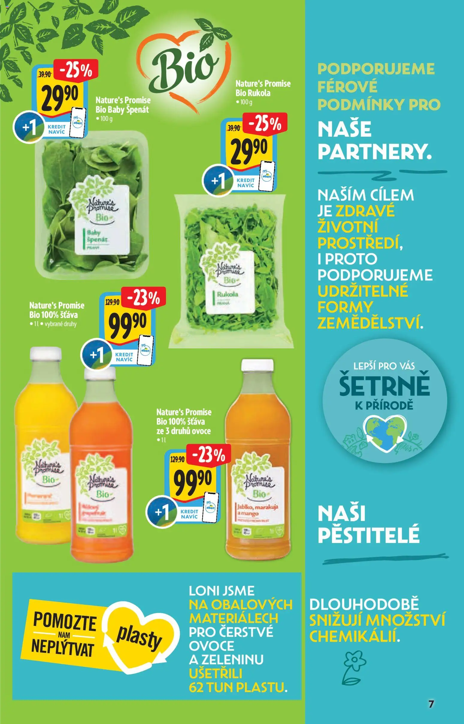 Albert katalog - Supermarket od 17.06.2026 | Strana: 7 | Produkty: Ovoce, Špenát, Rukola, Marakuja