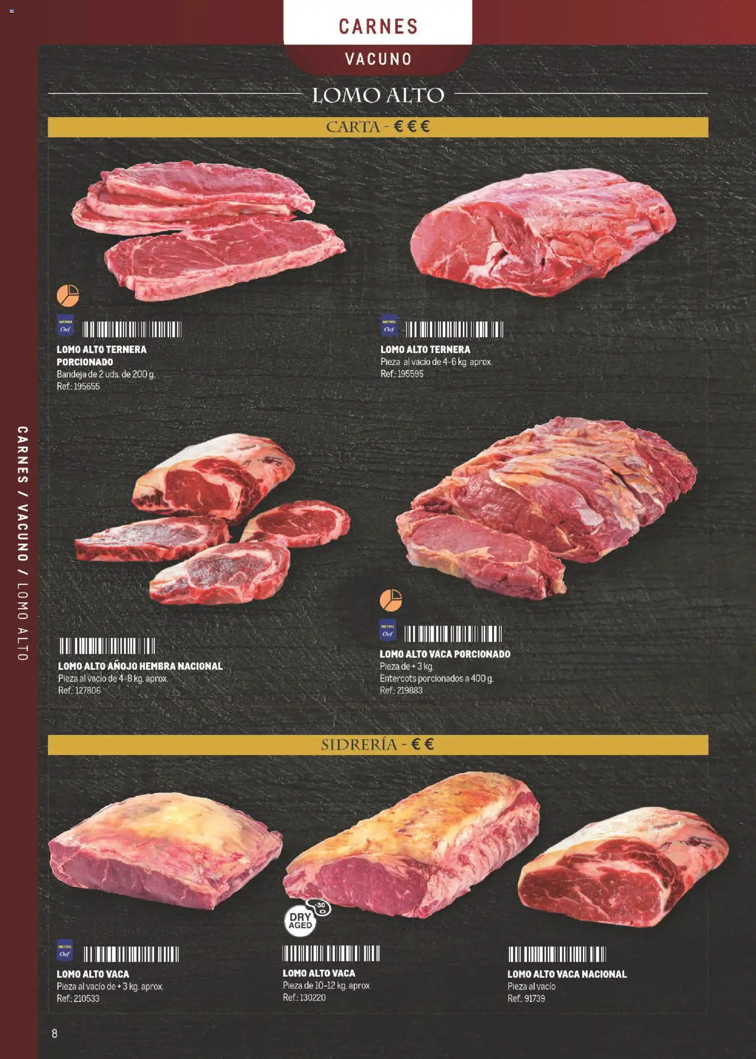 Makro Especial Carta y Menú │ válido desde el 06/07/2026 | Página: 8 | Productos: Bandeja