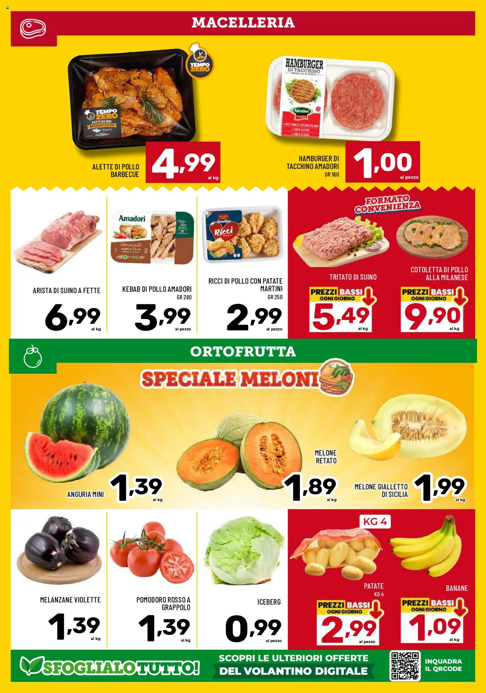 Volantino Il Centesimo del 12.05.2026 | Pagina: 12 | Prodotti: Patate, Tacchino, Melone, Melanzane