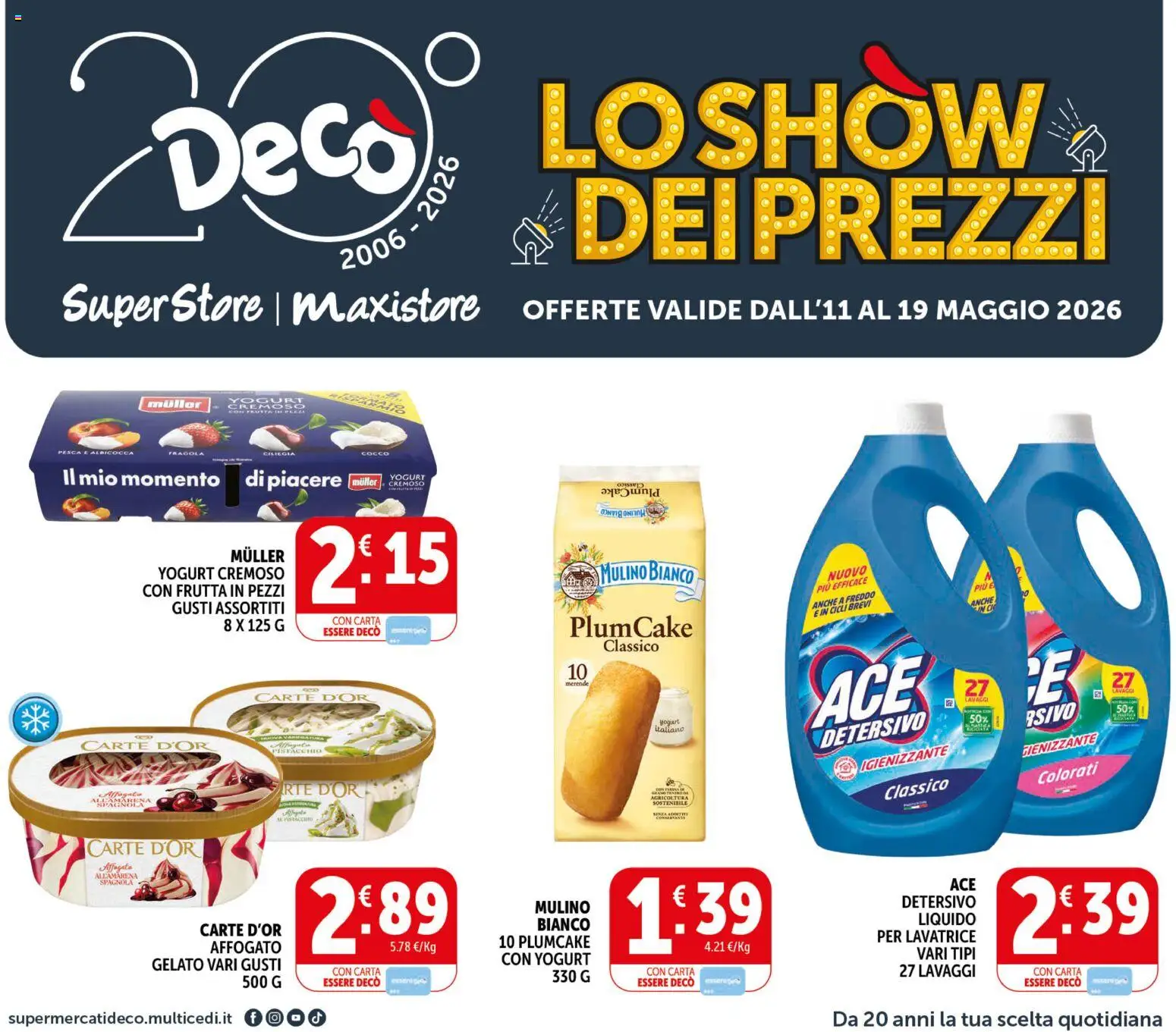 Volantino Decò del 11.05.2026 | Pagina: 1