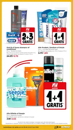 Jumbo folder - Voorbeeld van een folder van Jumbo, geldig van 28-10-2026 | Pagina: 32 | Producten: Tandpasta, Handzeep, Gel, Zeep