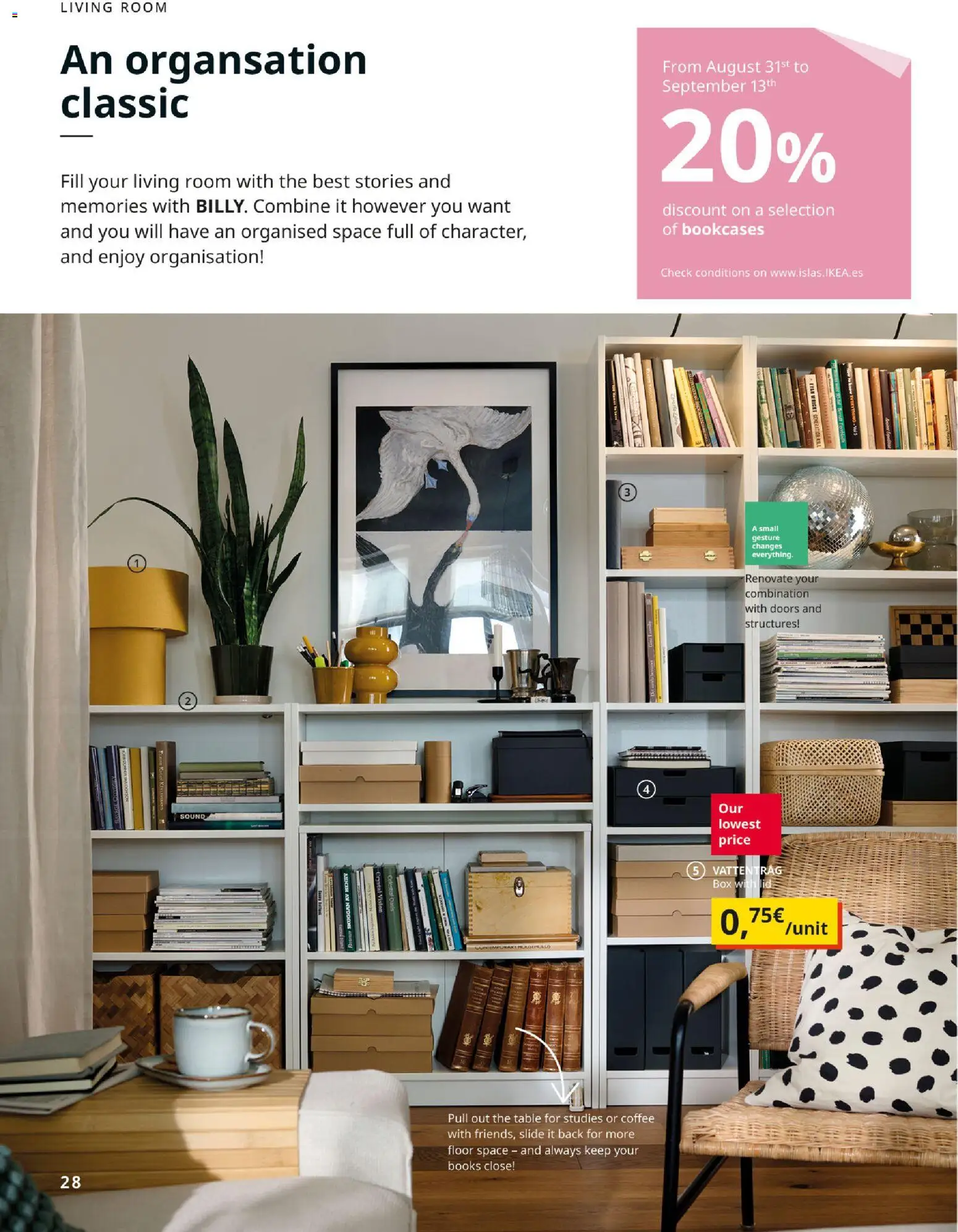 IKEA - Haz espacio para lo que más quieres Versión Inglés │ válido desde el 30/09/2026 | Página: 28