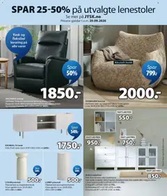 Forhåndsvisning av JYSK kundeavis gyldig fra 24/08/2026 | Side: 9 | Produkter: Tv, Reol, Kommode, Lenestol