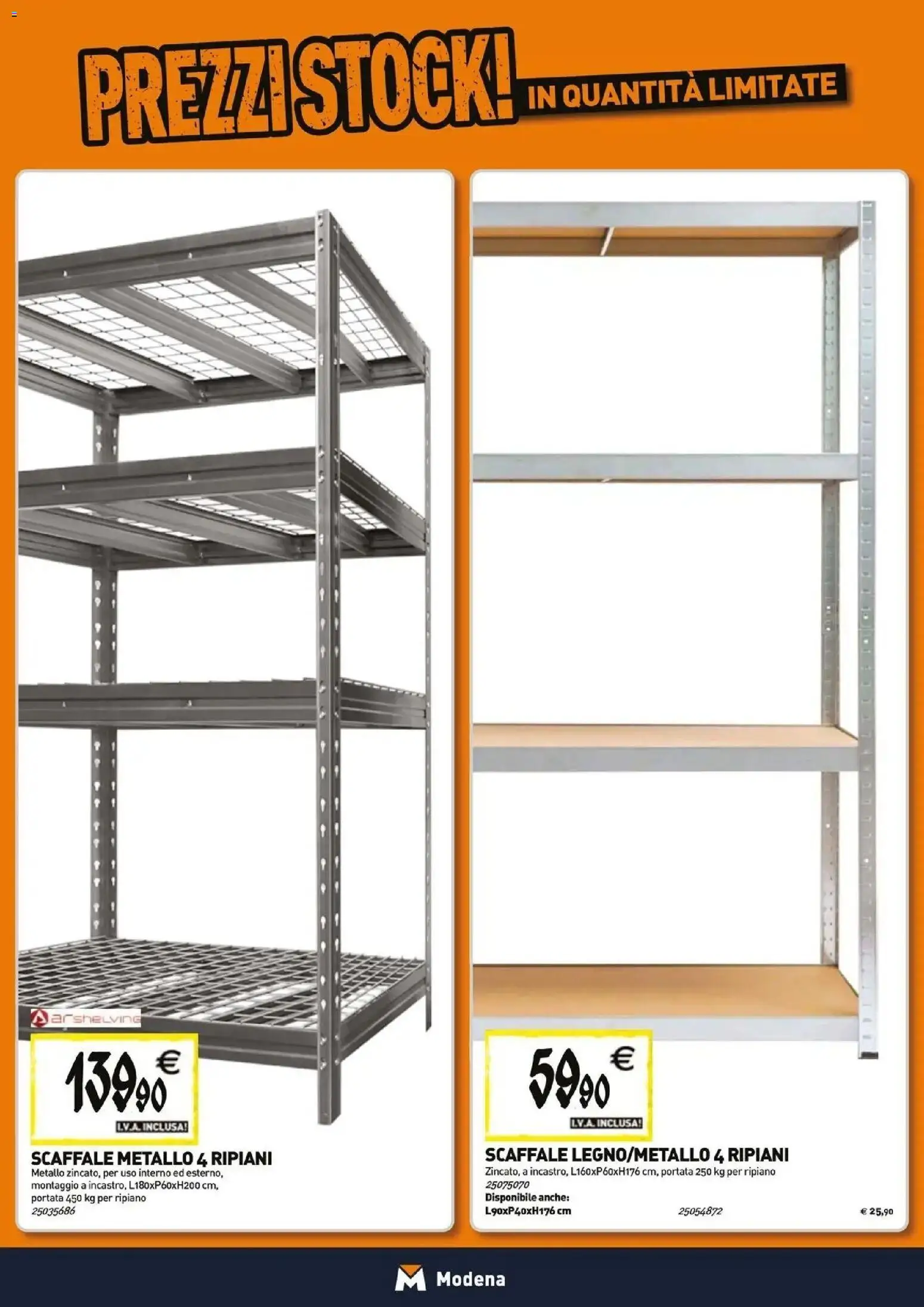 Nuovo TECNOMAT catalogo Modena dal 29/10/2026 > offerte anteprima 🛍️ | Pagina: 18 | Prodotti: Ripiano, Scaffale