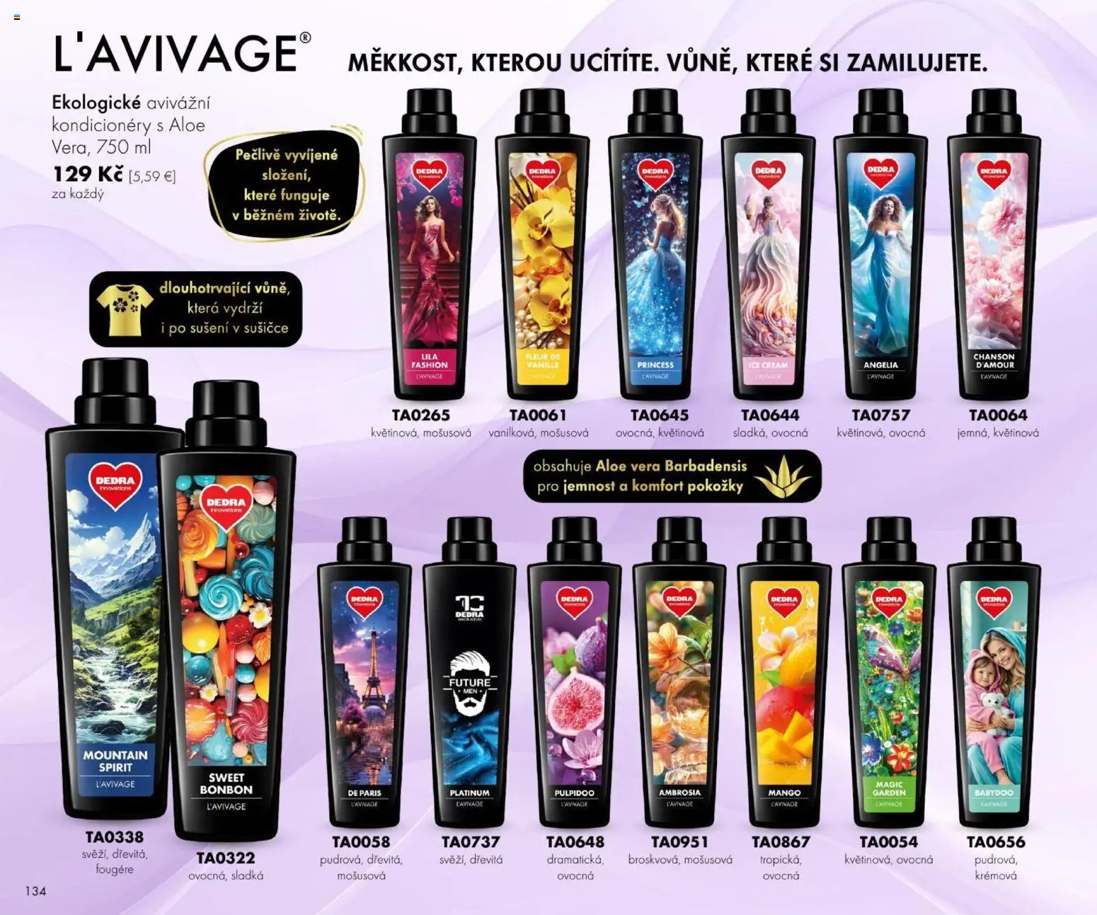 Nové Dedra akcie – leták je platný od 01.08.2026 | Strana: 34 | Produkty: Aloe Vera, Mango