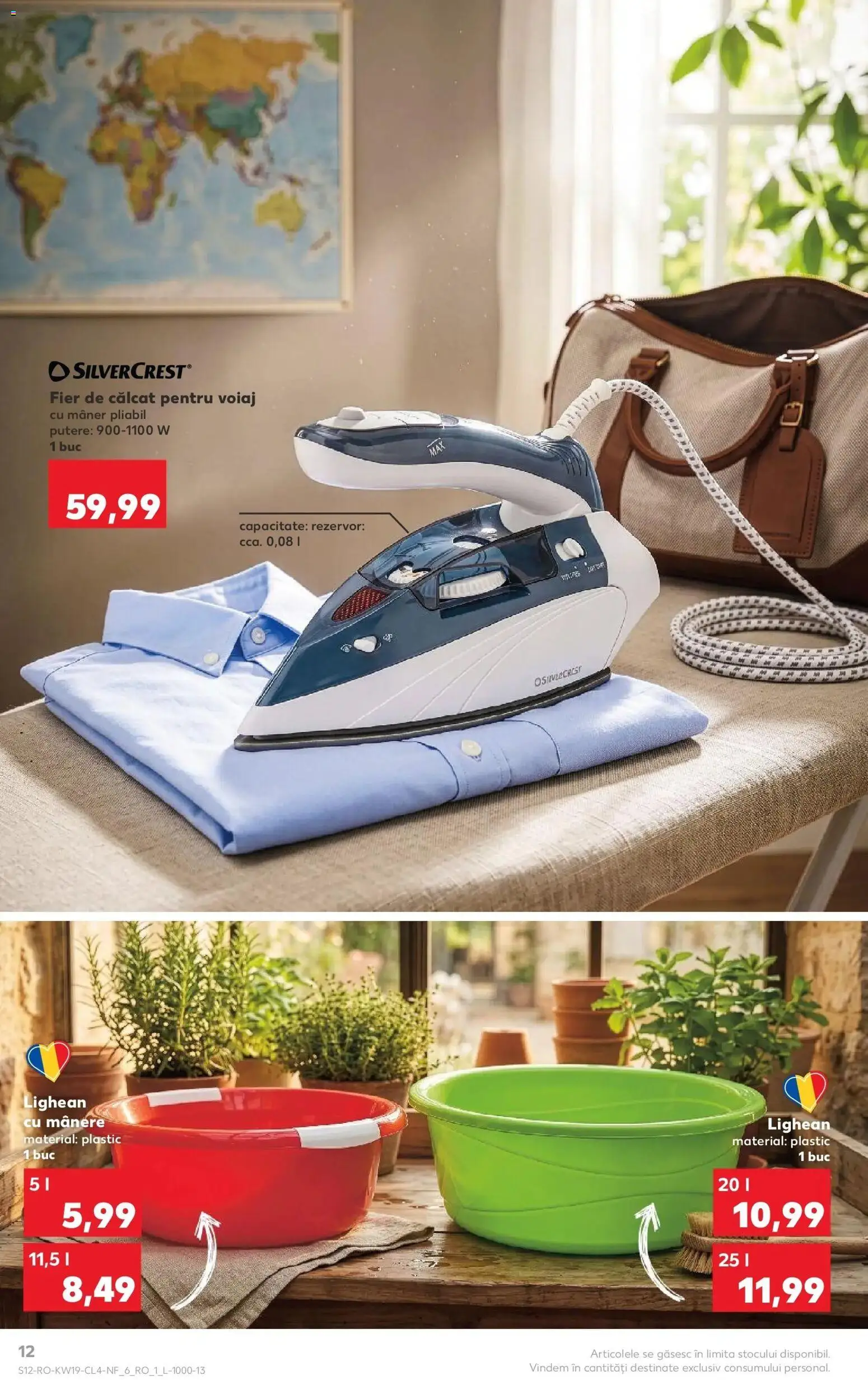 Noul catalog Kaufland – valabil de la 06.05.2026 | Pagină: 12 | Produse: Fier de călcat, Mâner