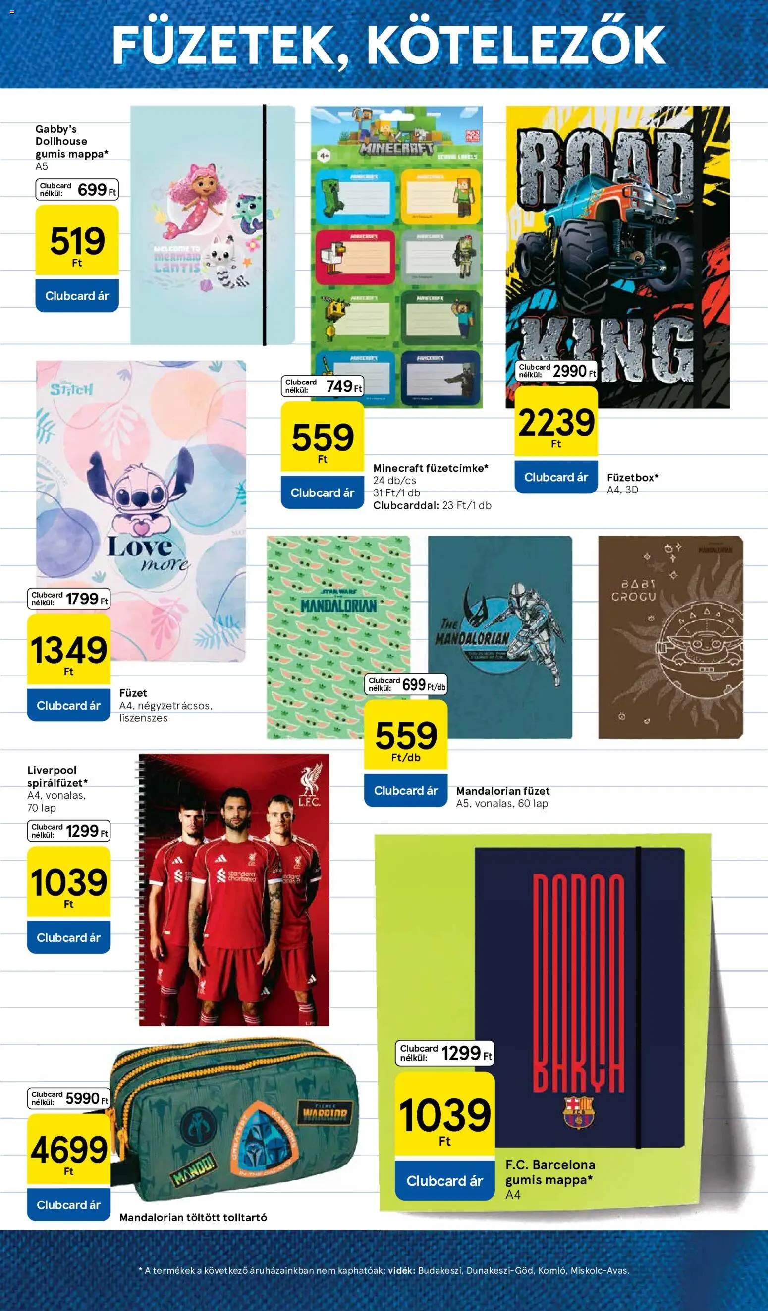 Tesco akciós ujság - amely érvényes a következő dátumtól: 2026.08.05. | Oldal: 9 | Termékek: Tolltartó