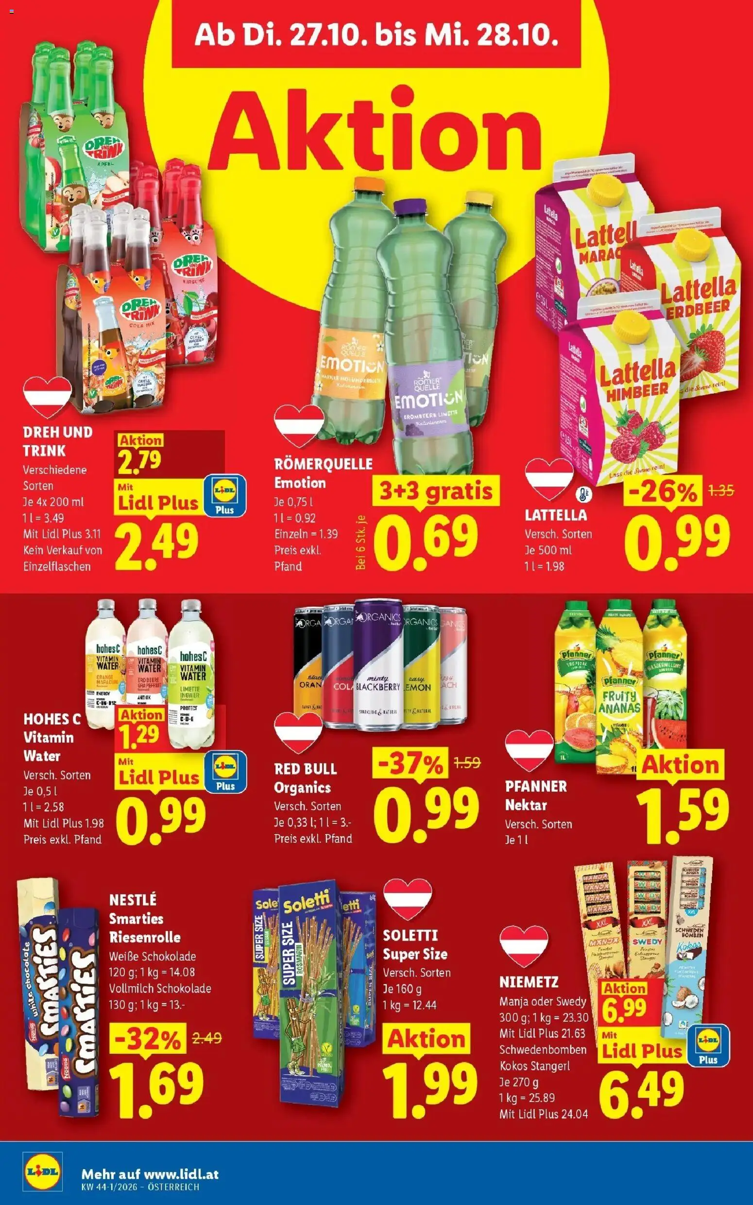 Lidl Flugblatt - Fohnsdorf ab 18.10.2026 - Angebote ab donnerstag | Seite: 47 | Produkte: Limette, Vollmilch, Schokolade, Ananas