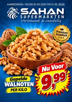 Sahan folder - Voorbeeld van een folder van Sahan, geldig van 30-09-2026
